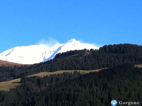 Vue Mont Blanc depuis la location